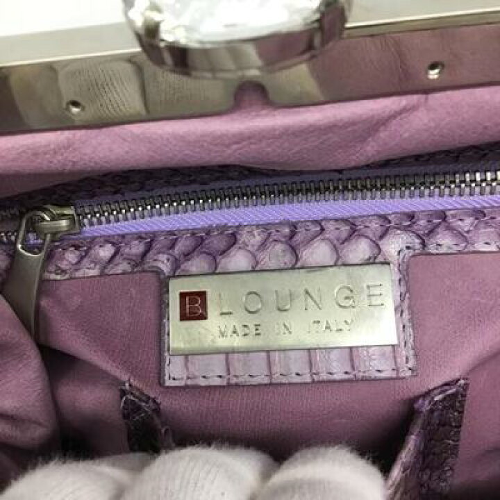 楽天市場】BLOUNGE【ビーラウンジ】ショルダーバッグ パイソン レザー 