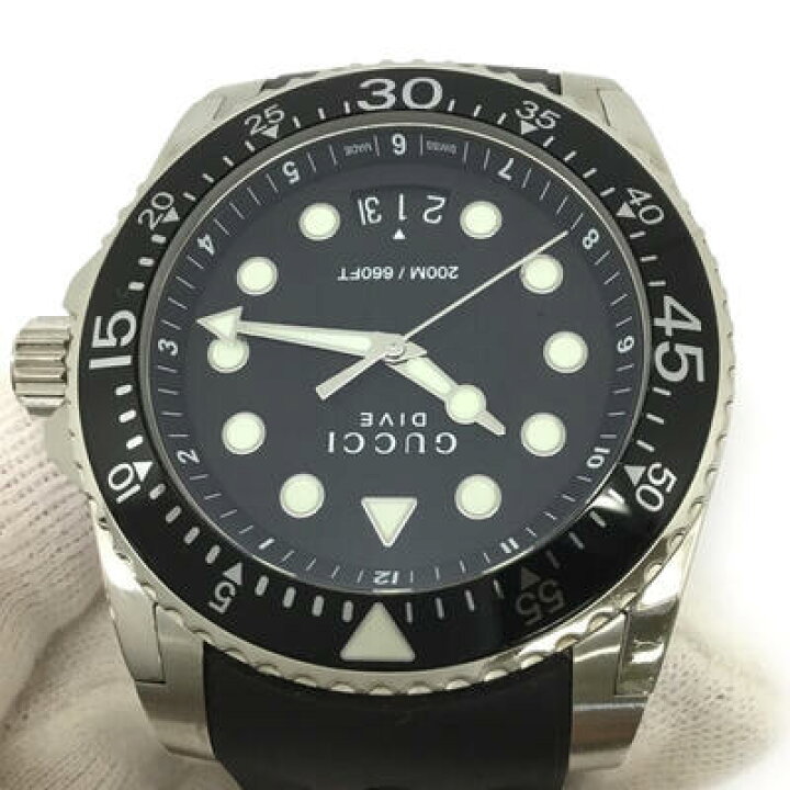 楽天市場】GUCCI【グッチ】DIVE クォーツウォッチ 136.2 メンズ 腕時計 