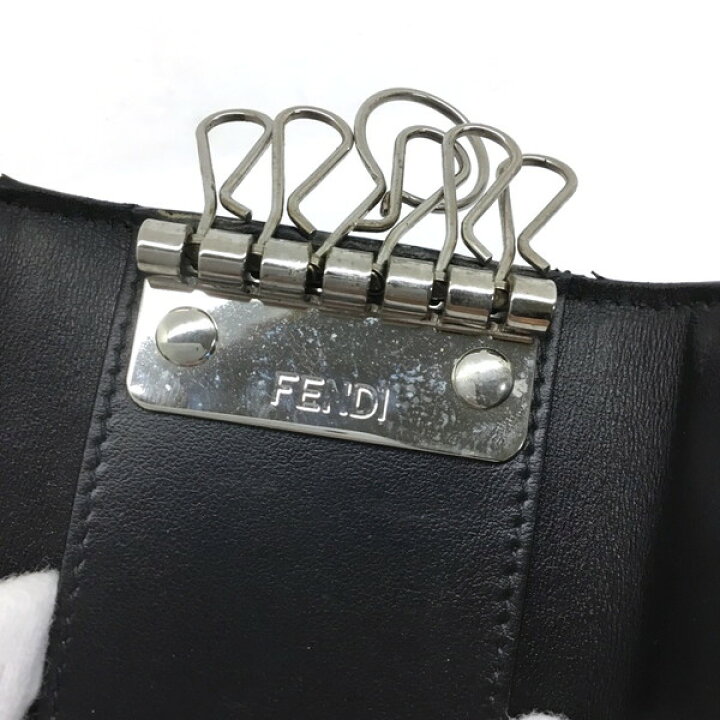 楽天市場】FENDI【フェンディ】ダイアゴナル 6連キーケース 7AP011 