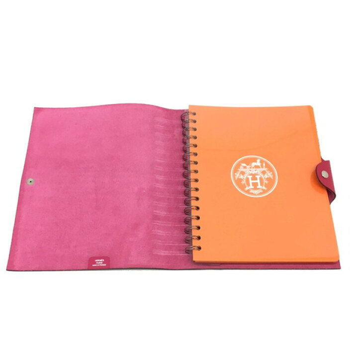 楽天市場】HERMES【エルメス】ユリスGM 手帳カバー レザー ピンク系  
