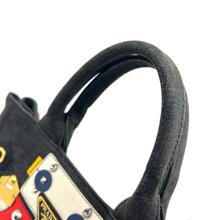 楽天市場】PRADA【プラダ】カナパ ロボット 2WAYハンドバッグ トート 