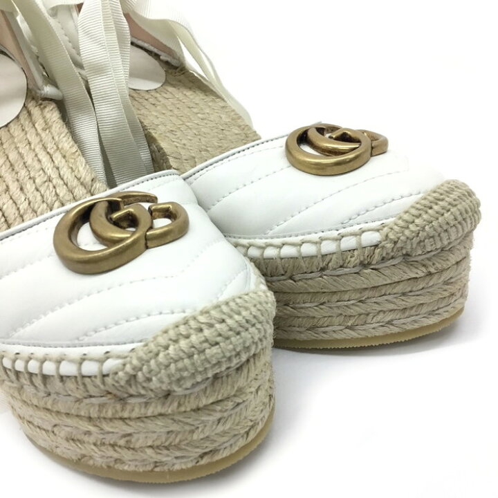 Gucci GGマーモントレースアップサンダル
