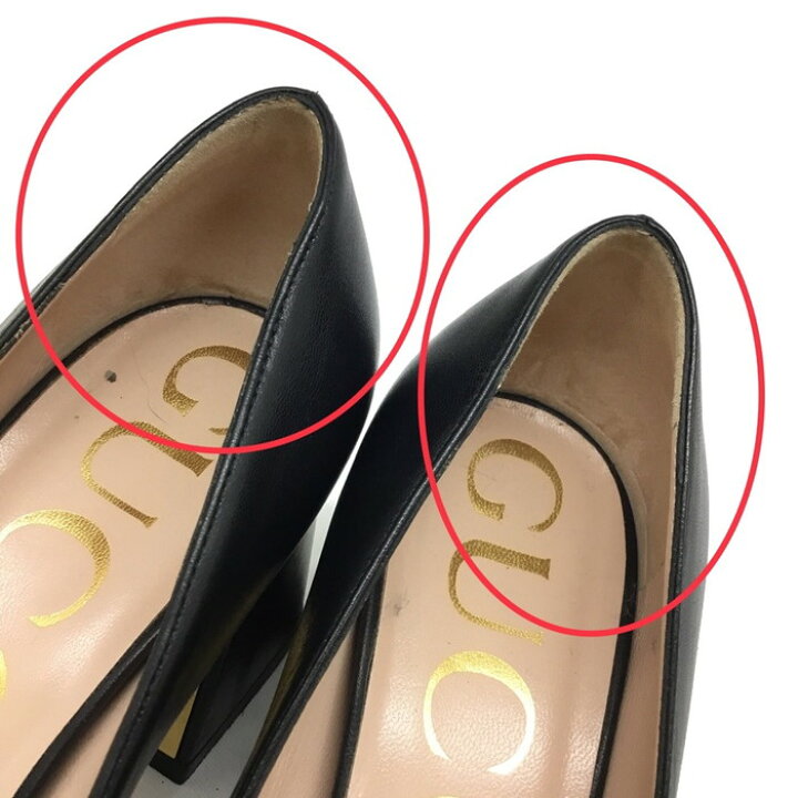 楽天市場】GUCCI【グッチ】ホースビット ミッドヒールパンプス 643886  
