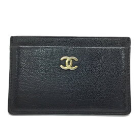 CHANEL【シャネル】ココマーク　カードケース　名刺入れ　レザー　ブラック　レディース【中古品/USED-B】質屋　かんてい局那覇店　n3102464927300008