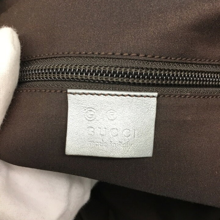 楽天市場】GUCCI【グッチ】トートバッグ 267474 GGキャンバス シルバー 