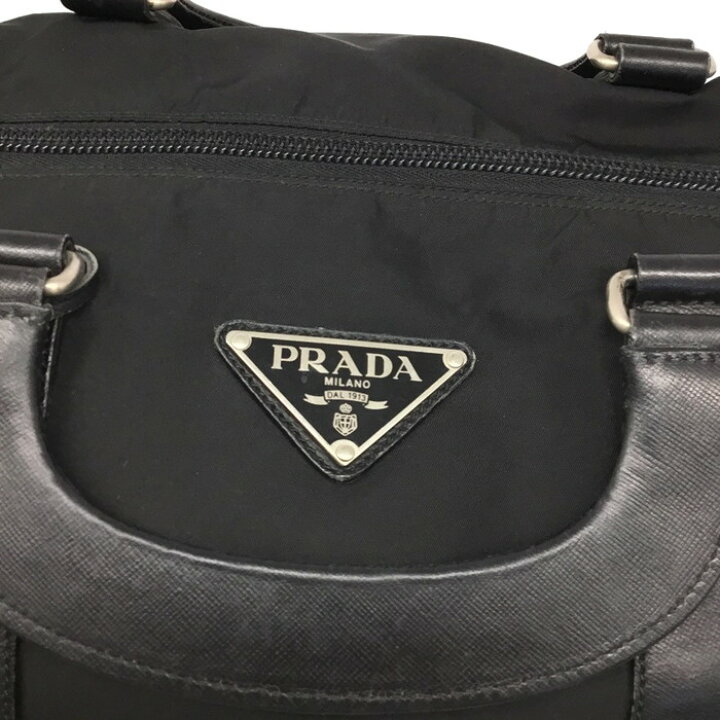 楽天市場】PRADA【プラダ】ナイロン ボストンバッグ ハンドバッグ 大 