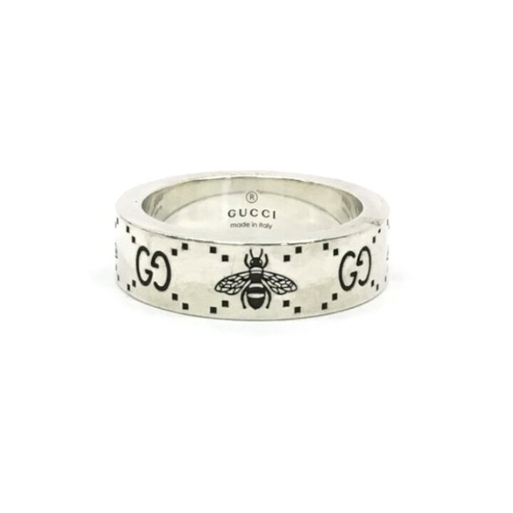 楽天市場】GUCCI【グッチ】GG＆ビー エングレービングリング silver925 