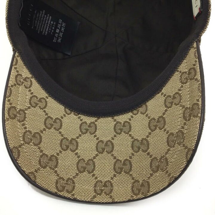 楽天市場】GUCCI【グッチ】GGキャンバスベースボールキャップ 200035 