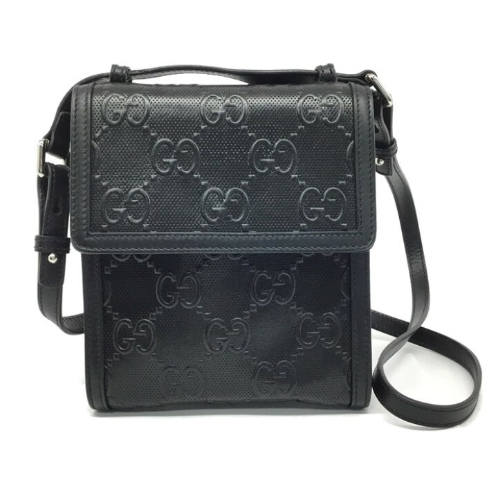 楽天市場】☆お買い得商品☆GUCCI【グッチ】GGエンボス メッセンジャー  