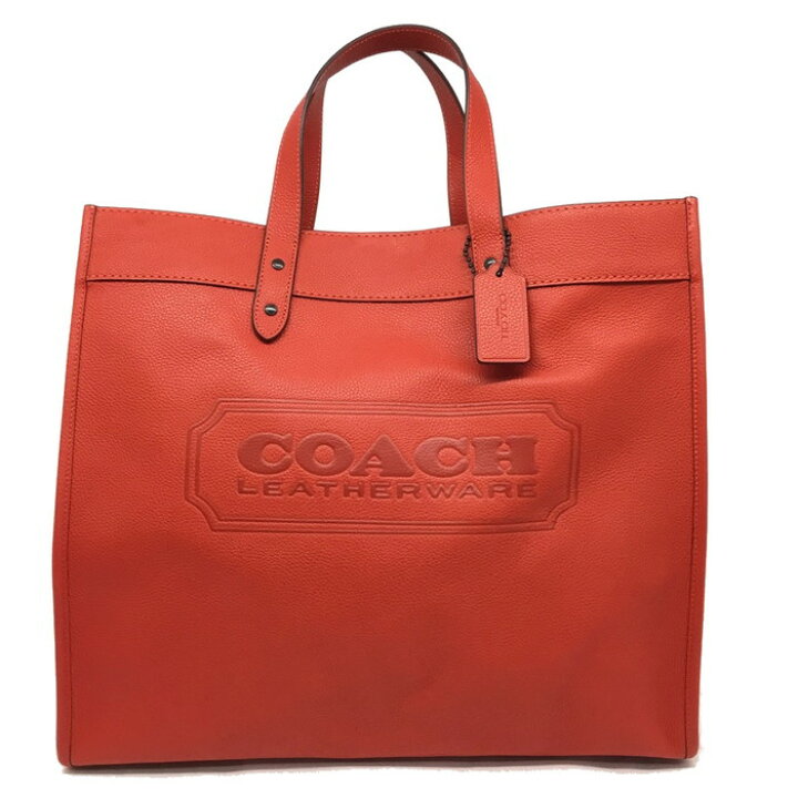 楽天市場】COACH【コーチ】フィールドトート40 CE468 レザー レッド 