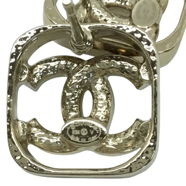 楽天市場】CHANEL【シャネル】スクエア ロゴ ピアス ABA254 