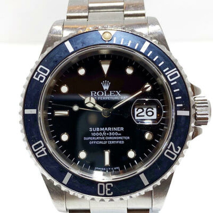 楽天市場】ROLEX【ロレックス】サブマリーナ デイト 16610 トリチノバ  