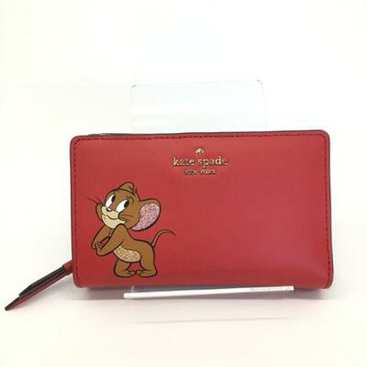 楽天市場】Kate Spade【ケイトスペード】二つ折り財布 レザー レッド