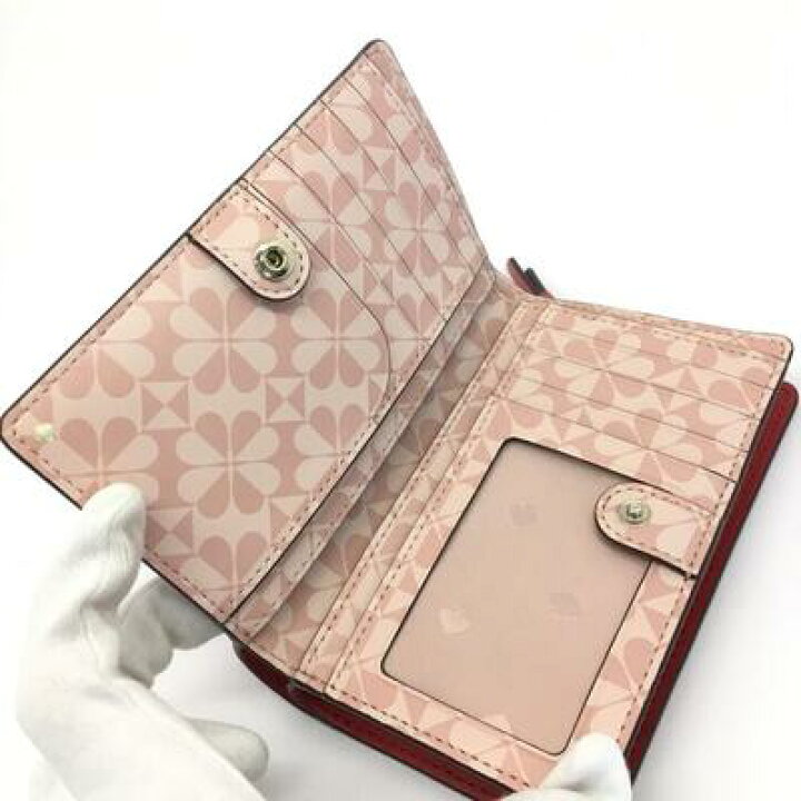 楽天市場】Kate Spade【ケイトスペード】二つ折り財布 レザー レッド 