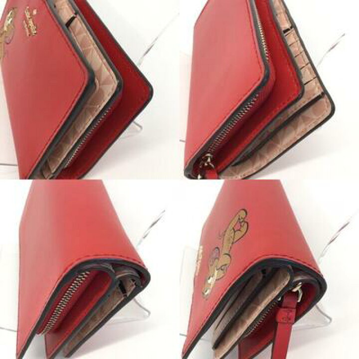 楽天市場】Kate Spade【ケイトスペード】二つ折り財布 レザー レッド 