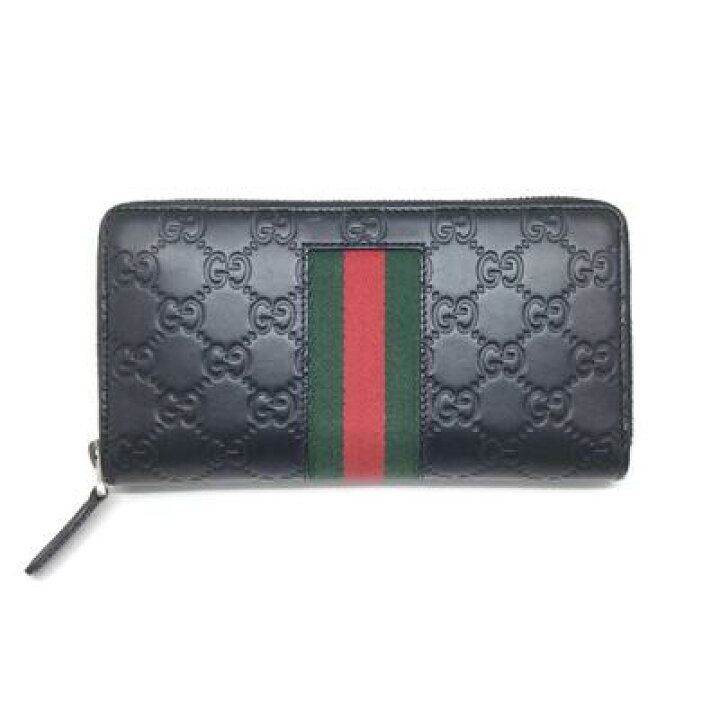 楽天市場】GUCCI 【グッチ】 408831 ラウンドファスナー長財布 レザー 