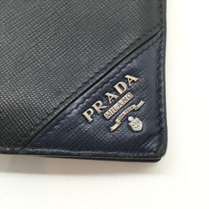 楽天市場】PRADA 【プラダ】 2MV836 二つ折り長財布 サフィアーノ 