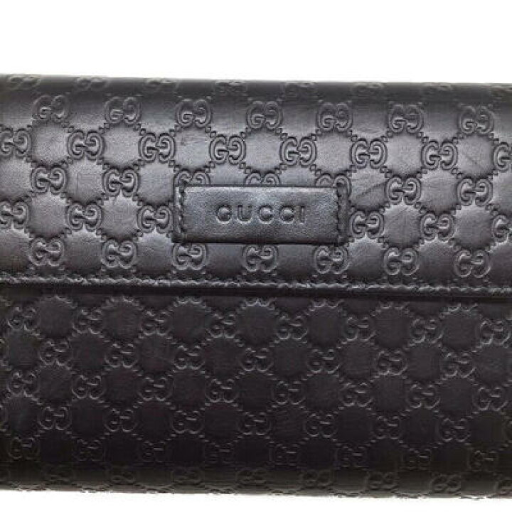 楽天市場】GUCCI グッチ 449364 三つ折り長財布 マイクログッチシマ  