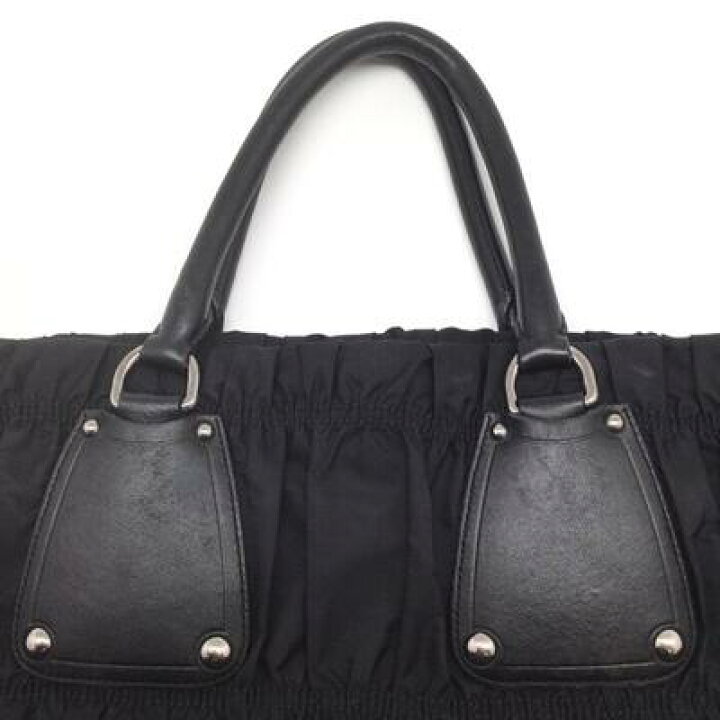 楽天市場】PRADA プラダ BN1232 ナイロン ギャザー トートバッグ 