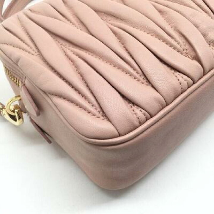 楽天市場】miu miu ミュウミュウ 5BH539 マテラッセ ショルダーバッグ 