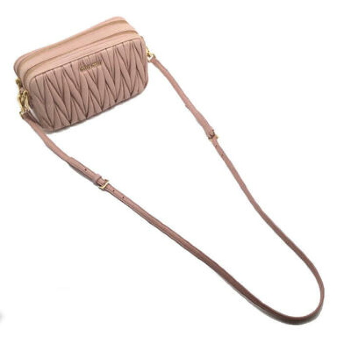 楽天市場】miu miu ミュウミュウ 5BH539 マテラッセ ショルダーバッグ 