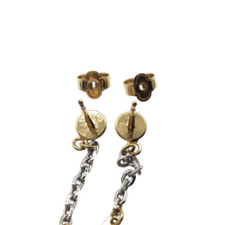 楽天市場】LOUIS VUITTON ルイヴィトン M68076 ロゴマニア ピアス 