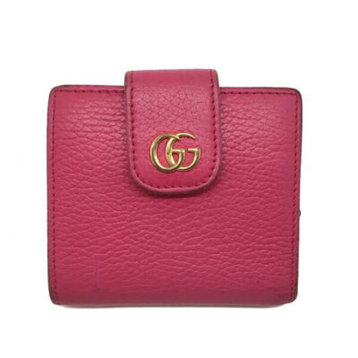 楽天市場】GUCCI グッチ 523193 GGマーモント 二つ折り財布 レディース  