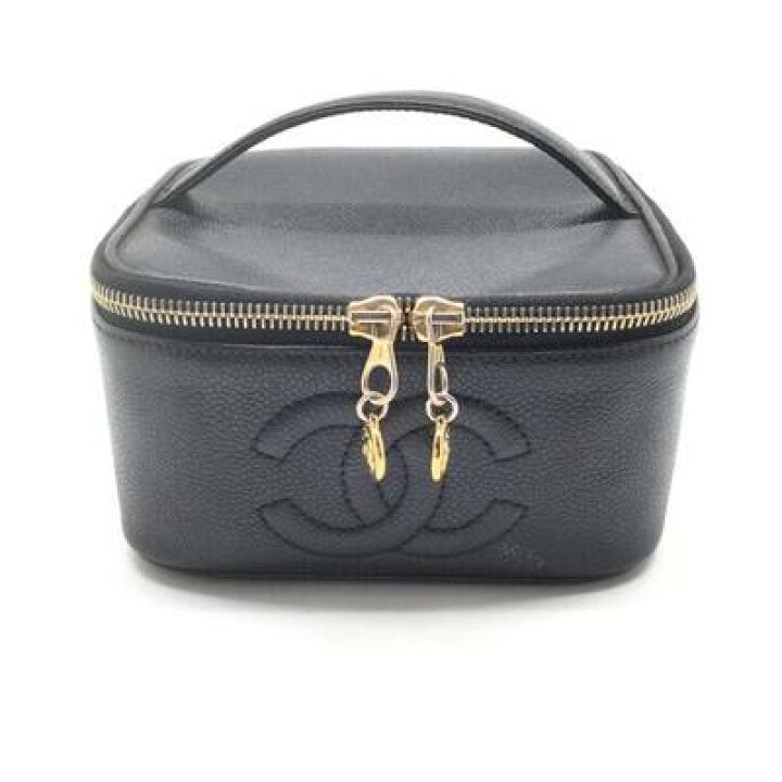 楽天市場】CHANEL シャネル A08090 バニティバッグ キャビアスキン  