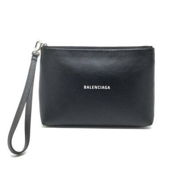 楽天市場】BALENCIAGA バレンシアガ 593815 ロゴプリント クラッチ 