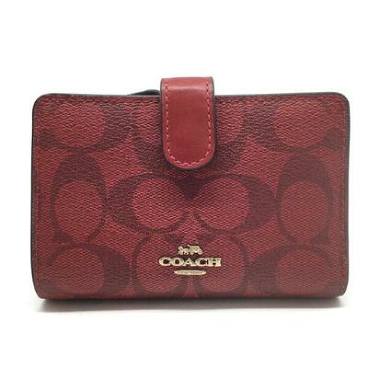 楽天市場】COACH コーチ 23553 二つ折り財布 レディース PVC×レザー 