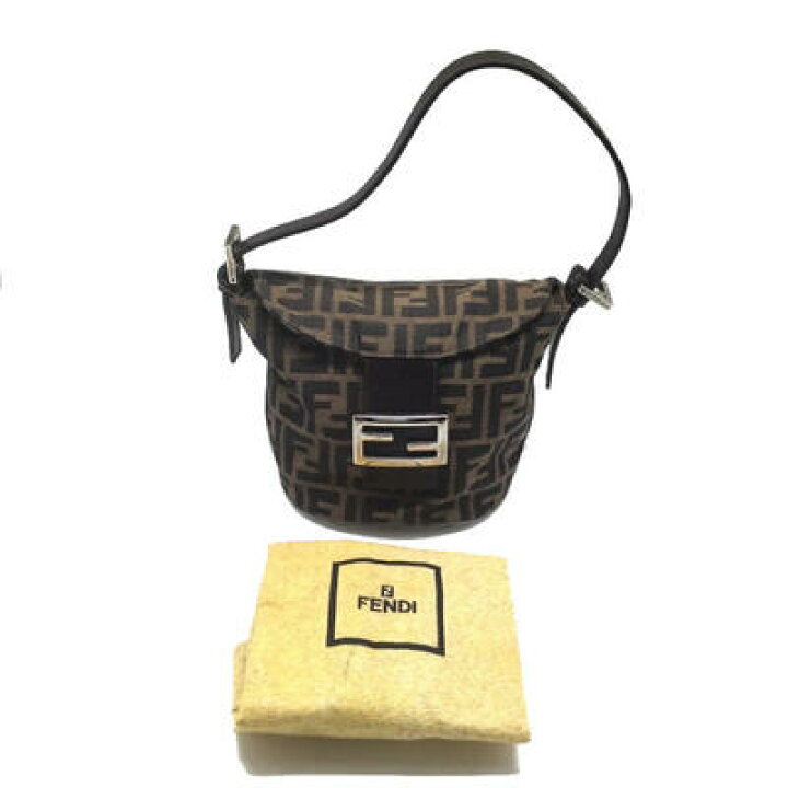 楽天市場】FENDI フェンディ ズッカ柄 マンマバケット ハンドバッグ 