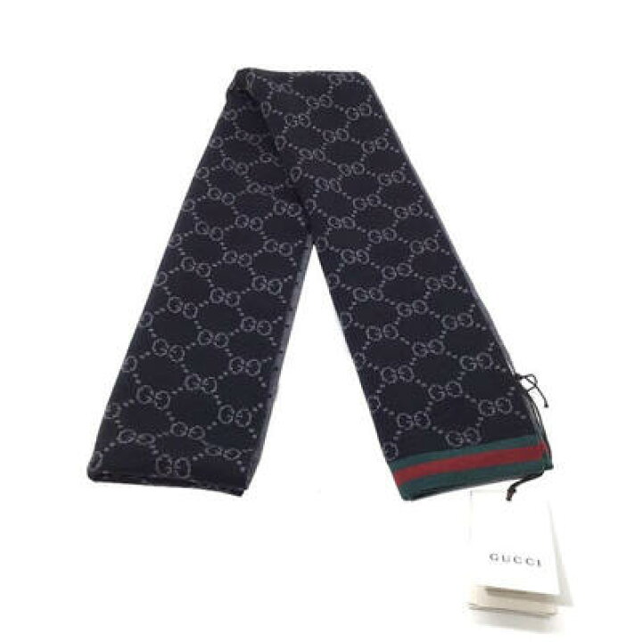楽天市場】GUCCI グッチ 325806 3G206 1062 GG ウール スカーフ  