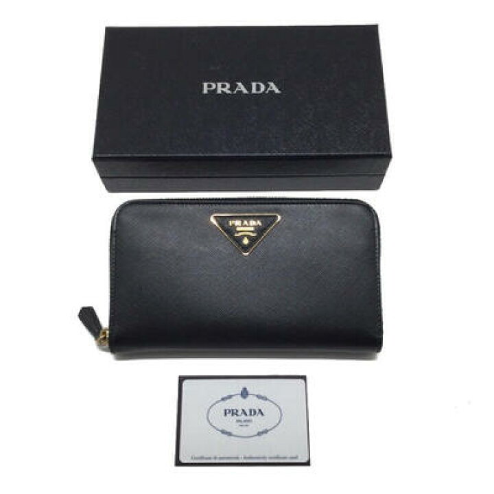 楽天市場】PRADA プラダ 1M0506 ラウンドファスナー長財布 シンプル 