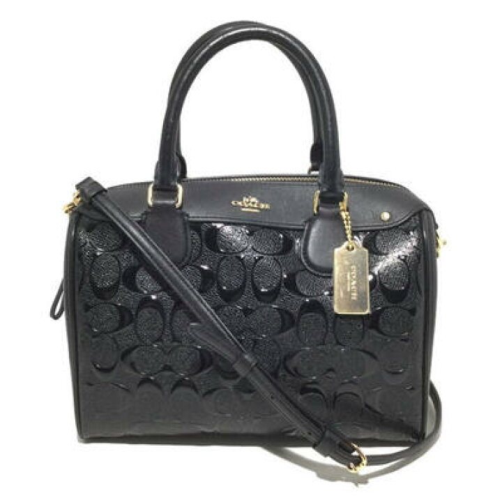 楽天市場】COACH コーチ F11920 2WAY ミニボストンバッグ エナメル  