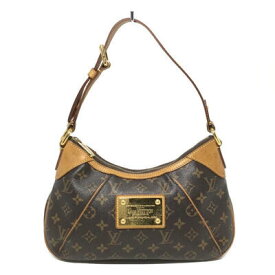 LOUIS VUITTON　ルイヴィトン　M56384　テムズPM　ショルダーバッグ　レディース 【SD3069】 モノグラム キャンバス×レザー　ブラウン×ベージュ×ゴールド金具 【 USED-B 】 k3100427927400270　送料無料　かんてい局コザ山内店