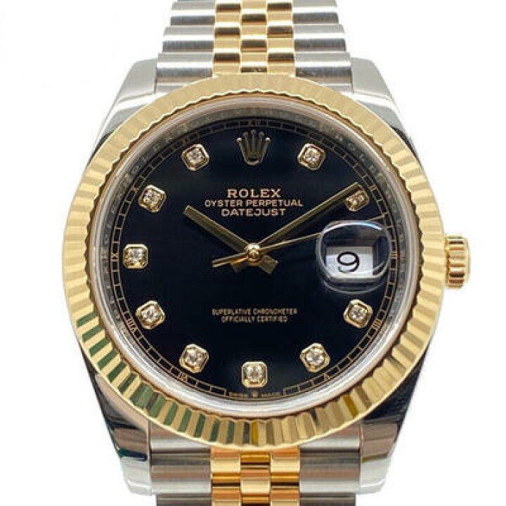 楽天市場】ROLEX ロレックス 126333G デイトジャスト 41 10Pダイヤ  