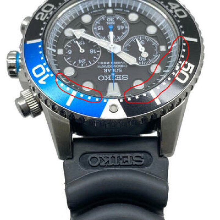 楽天市場】SEIKO セイコー V175-0AD0 プロスペックス クロノグラフ  