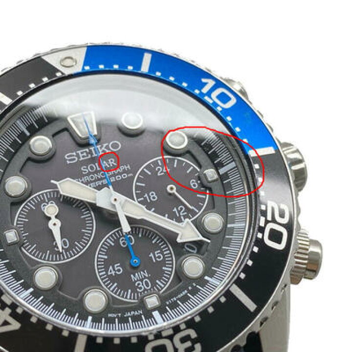 楽天市場】SEIKO セイコー V175-0AD0 プロスペックス クロノグラフ  