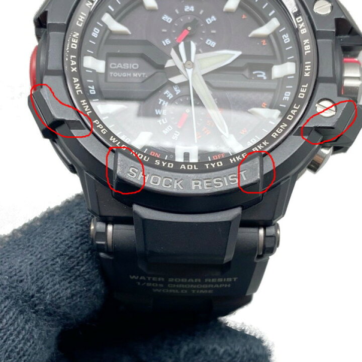 楽天市場】CASIO カシオ GW-A1000-1AJF G-SHOCK スカイコックピット 