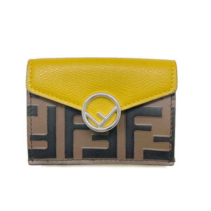 楽天市場】FENDI フェンディ 8M0395 エフイズ フェンディ 三つ折り財布  
