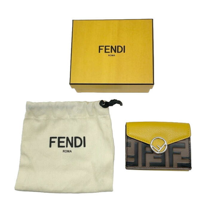 楽天市場】FENDI フェンディ 8M0395 エフイズ フェンディ 三  