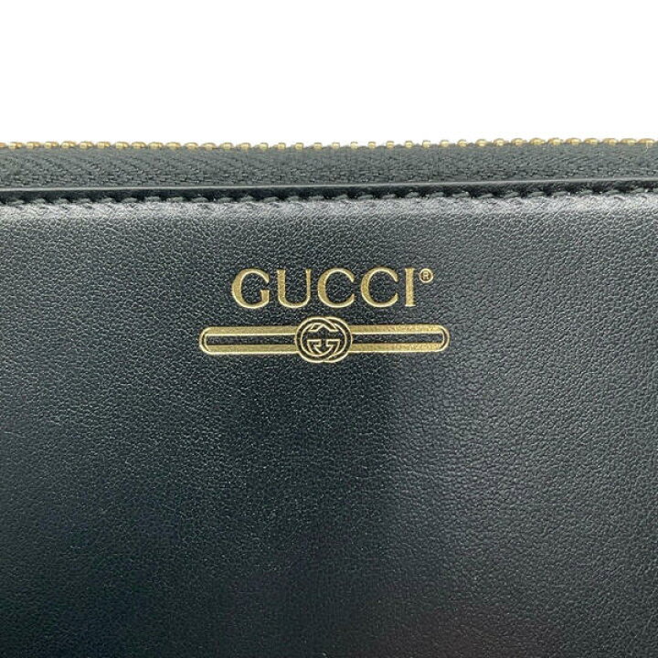 楽天市場】GUCCI グッチ 573116 L字ファスナー長財布 レザー ブラック 