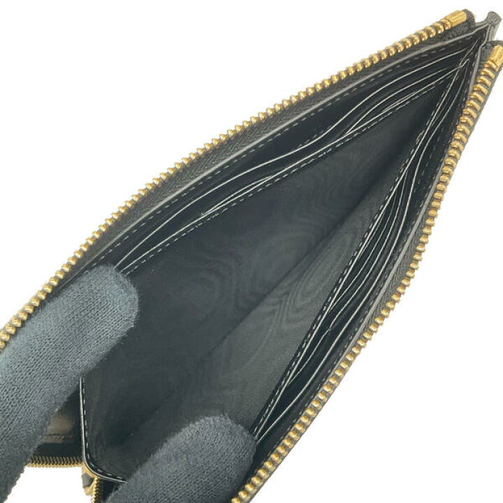 楽天市場】GUCCI グッチ 573116 L字ファスナー長財布 レザー ブラック  