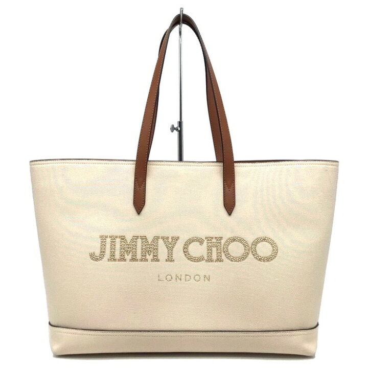 楽天市場】JIMMY CHOO ジミーチュウ キャンバス トートバッグ LOGO  