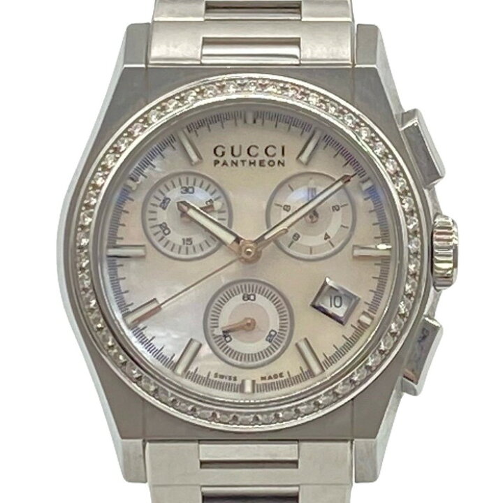楽天市場】GUCCI グッチ YA115408 パンテオン クロノグラフ ダイヤ 