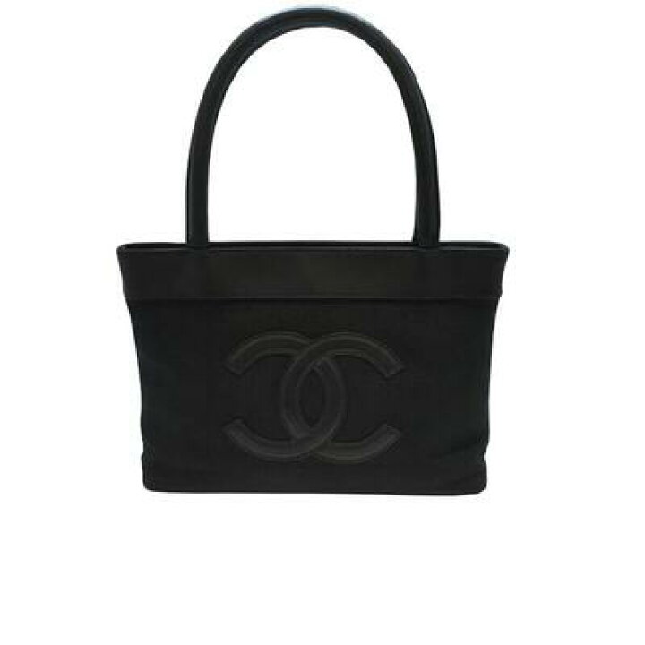 楽天市場】CHANEL【シャネル】キャンバスミニトートバッグ ブラック  