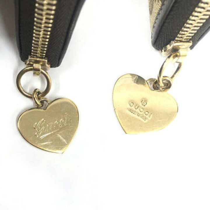 楽天市場】GUCCI 【グッチ】 268750 ハートチャーム GGキャンバス 