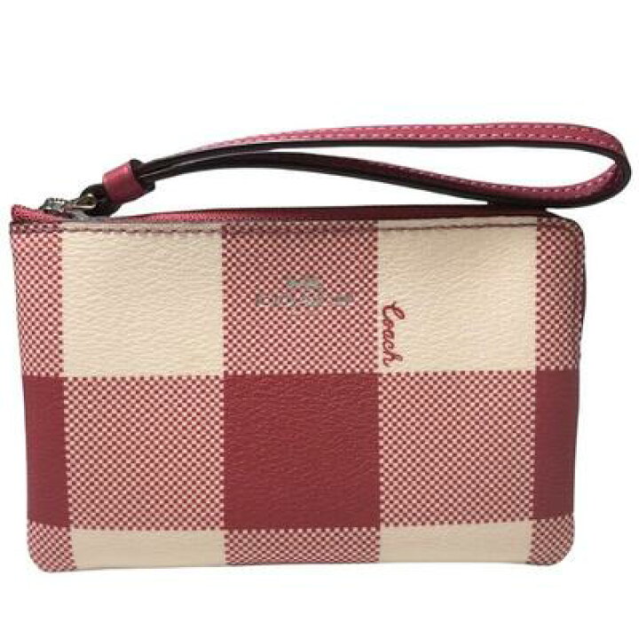 楽天市場】COACH【コーチ】 ポーチ リストレット F67934 チェック柄 