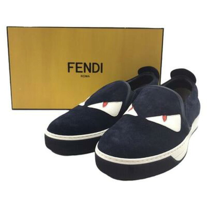 楽天市場】FENDI フェンディ モンスター スリッポン スニーカー 