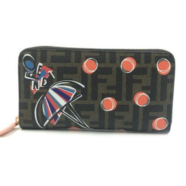 楽天市場】FENDI フェンディ 8M0299-1 ラウンドファスナー長財布 